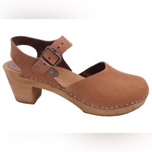 Moheda Dolly Clogs- Cognac